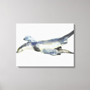 Courting Otters Canvas Print