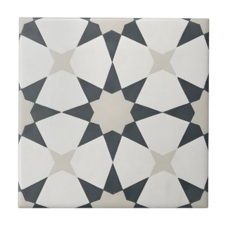 courtly black star tiles