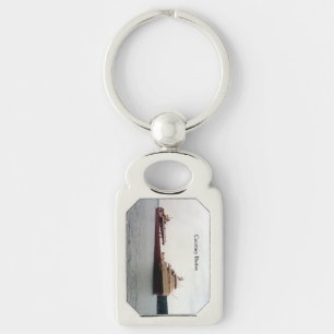 Courtney Burton metal key chain