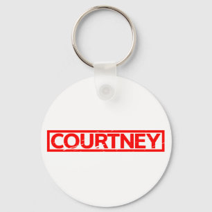Courtney Stamp Keychain