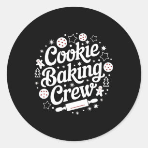 Courtney's Womens Matching Cookie Baking Crew  Classic Round Sticker