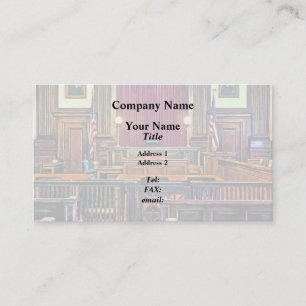 Courtroom Business Card