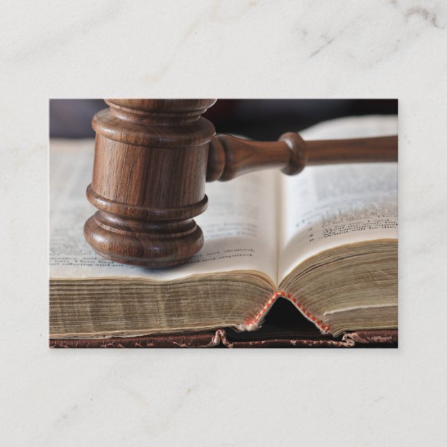 Courtroom Decisions Business Cards (Front)