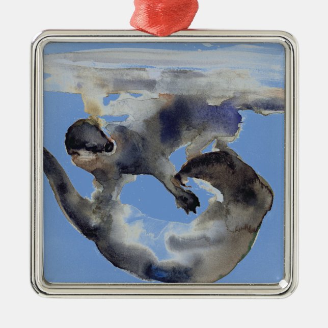 Courtship Metal Ornament (Front)