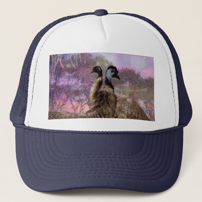 Courtship Of The Emus,  Trucker Hat (Front)