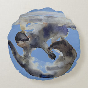 Courtship Round Pillow