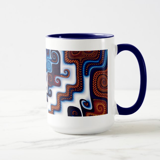 Courtyard in Snow Mug (Right)