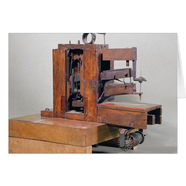 Couseuse', the first sewing machine, 1830 (Front Horizontal)