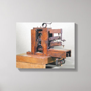 Couseuse', the first sewing machine, 1830 canvas print