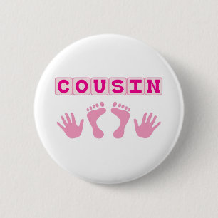 Cousin 2 Inch Round Button