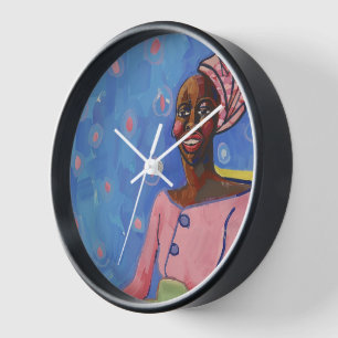 Cousin Betty by KAB Wall Clock 
