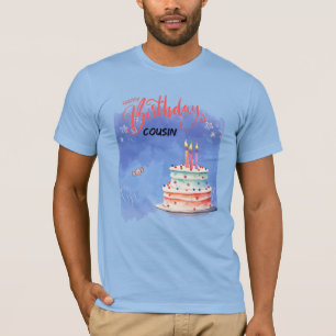 Cousin Birthday Cos Cus Cake Personalized T-Shirt