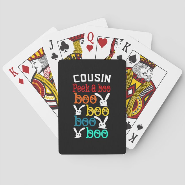 Cousin Bunny Game For Novelty Playing Cards (Back)