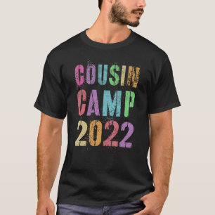 Cousin Camp 2022 Grandma Grandpa Summer Camp Autog T-Shirt
