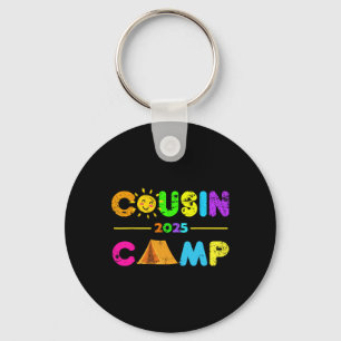 Cousin Camp 2025 Camping Summer Vacation 2025 Fami Keychain