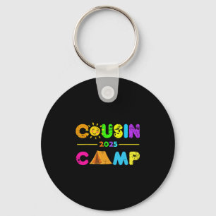 Cousin Camp 2025 Camping Summer Vacation 2025 Fami Keychain