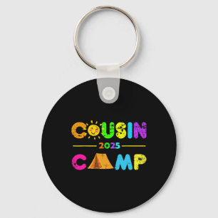 Cousin Camp 2025 Family Camping Summer Vacation Ca Keychain