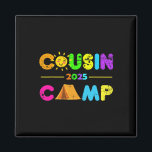 Cousin Camp 2025 Family Camping Summer Vacation Ca Magnet<br><div class="desc">Cousin Camp 2025 Family Camping Summer Vacation Camp 2025</div>