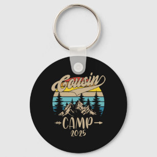 Cousin Camp 2025 Family Vacation Summer Camping Cr Keychain