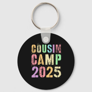 Cousin Camp 2025 Family Vacation Summer Camping Cr Keychain