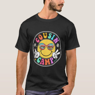 Cousin Camp 2025 Funny Camping Crew Summer Family T-Shirt