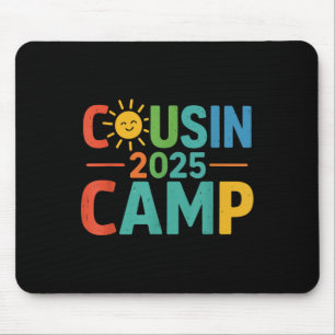 Cousin Camp 2025 Matching Outfit Outdoor Family Re Mouse Pad