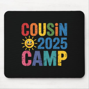 Cousin Camp 2025 Shirt - Colourful Family Reunion Mouse Pad