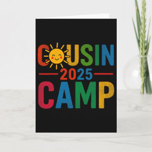 Cousin Camp 2025 Summer Vacation Family Gathering Card