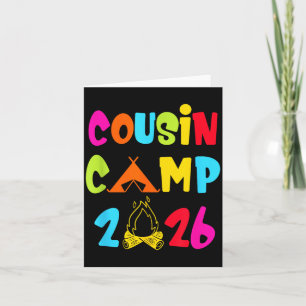 Cousin Camp 2026 Family Grandma Grandpa Summer Card