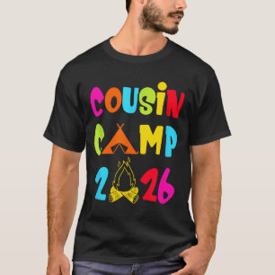 Cousin Camp 2026 Family Grandma Grandpa Summer T-Shirt