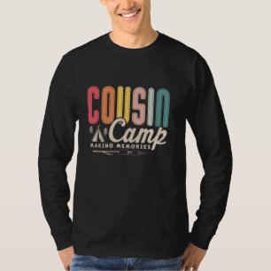 Cousin Camp Crew 2024 Making Memories Family Vacat T-Shirt