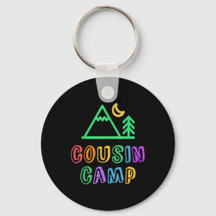 Cousin Camp Mountain Forest Best Camping Besties E Keychain