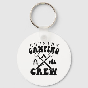 Cousin Camping Crew 2025 Shirt Family Vacation Cam Keychain