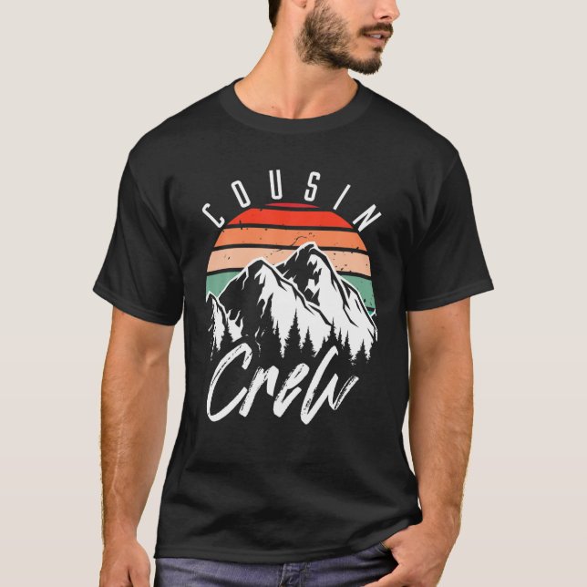 Cousin Camping Hiking Cousin Family Matching Hiker T-Shirt (Front)