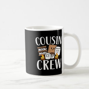 Cousin Crew 2024 Camping Trip Smore Campfire Group Coffee Mug