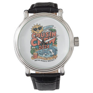 Cousin crew 2024 Summer Vacation Beach Family Trip Watch