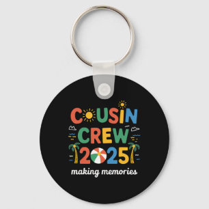 Cousin Crew 2025 Family Matching Boys Girls Cousin Keychain