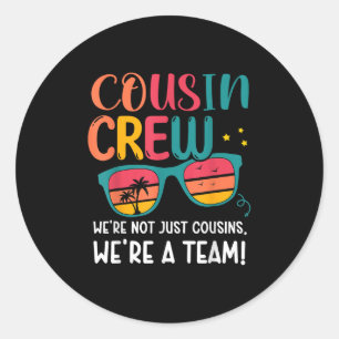 Cousin Crew 2025 Family Reunion Making Memories Ma Classic Round Sticker