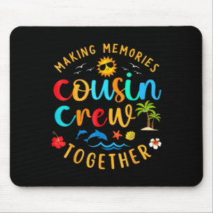 Cousin Crew 2025 Summer Vacation Beach Family Trip Mouse Pad