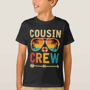 Cousin Crew 2025 Summer Vacation Beach Family Trip T-Shirt