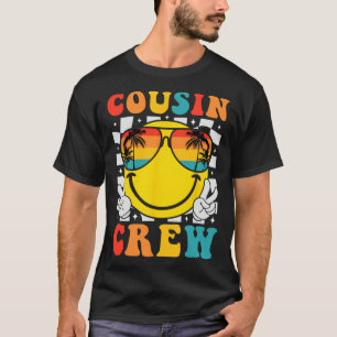 Cousin Crew 2025 Summer Vacation Beach Family Trip T-Shirt