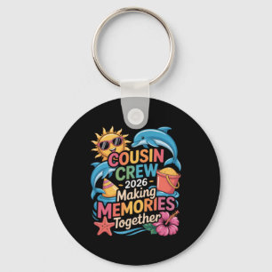 Cousin Crew 2026 Making Memories Summer Family Keychain