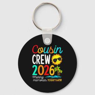 Cousin Crew 2026 Summer Vacation Beach Family Trip Keychain
