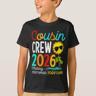 Cousin Crew 2026 Summer Vacation Beach Family Trip T-Shirt