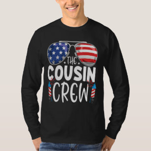 Cousin Crew 4th Of July American Family Matching T-Shirt
