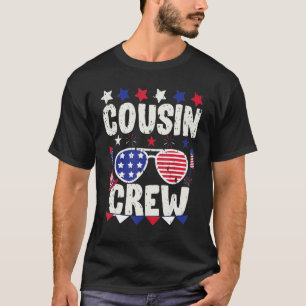 Cousin Crew  4th Of July American Patriotic T-Shirt