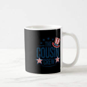 Cousin Crew 4th Of July Matching Family Patriotic Coffee Mug