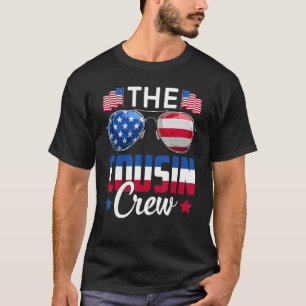 Cousin Crew 4th of July Patriotic American Family  T-Shirt