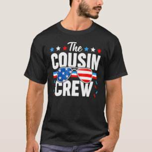 Cousin Crew 4th Of July Patriotic American Family T-Shirt