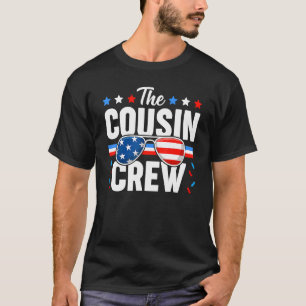 Cousin Crew 4th Of July Patriotic American Family  T-Shirt